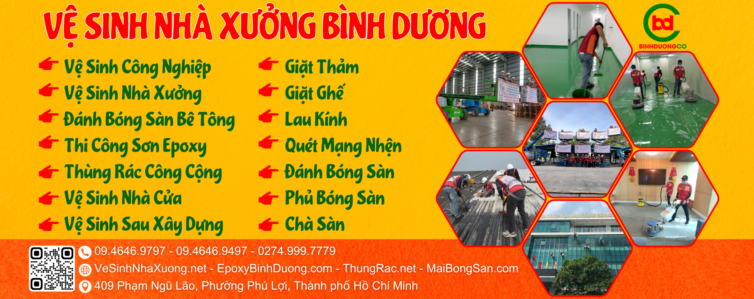 vệ sinh nhà xưởng Bình Dương